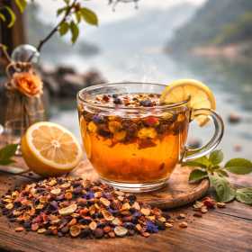 Infusion Melon Pêche - une alliance délicate et parfumée
