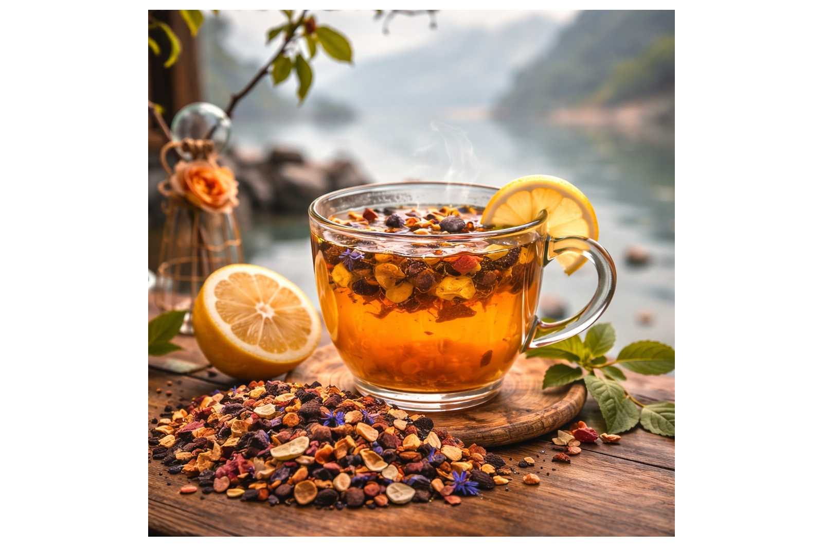 Infusion Melon Pêche - une alliance délicate et parfumée