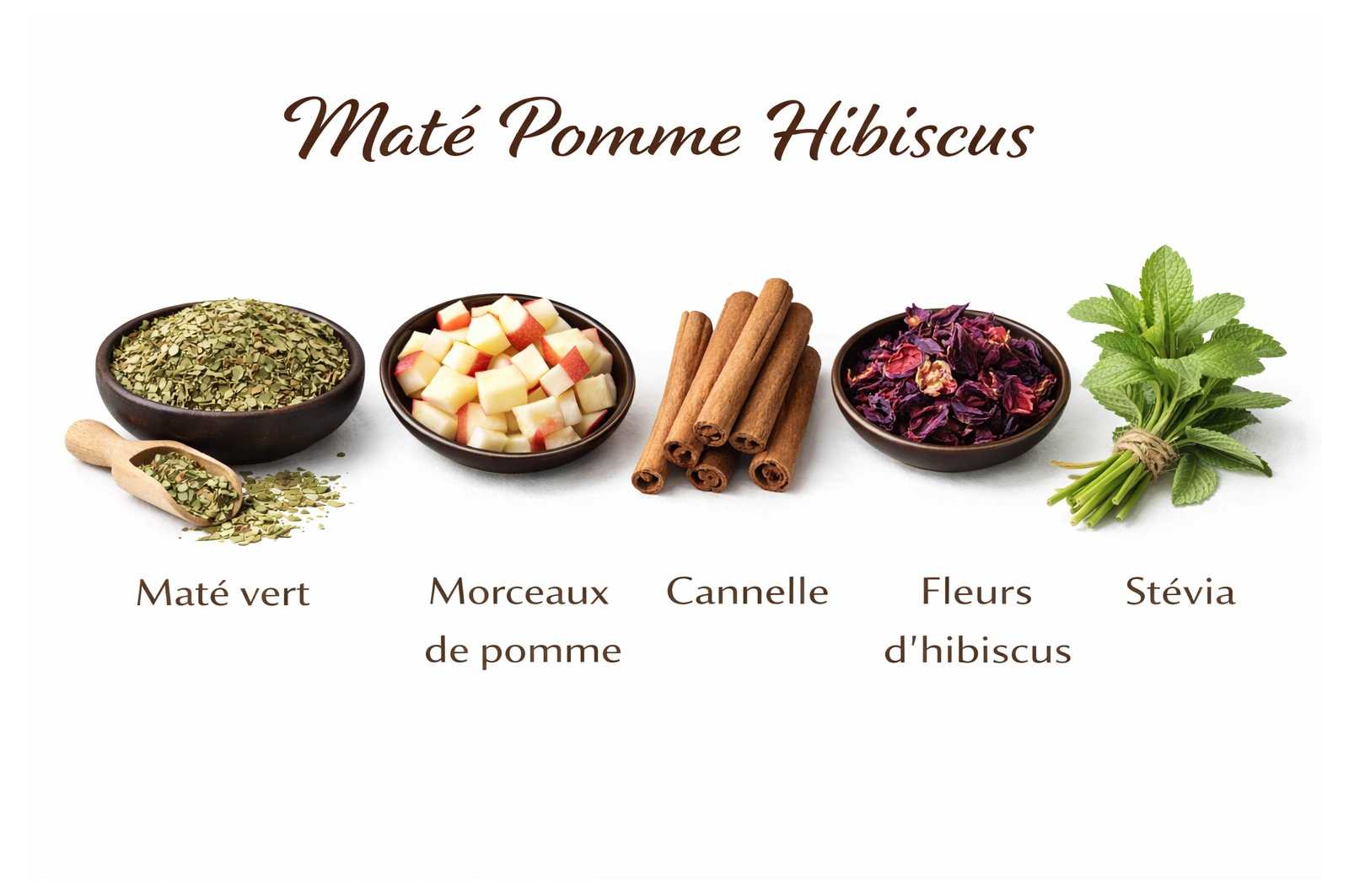 Maté Noël pomme cannelle - la magie de Noël dans une tasse