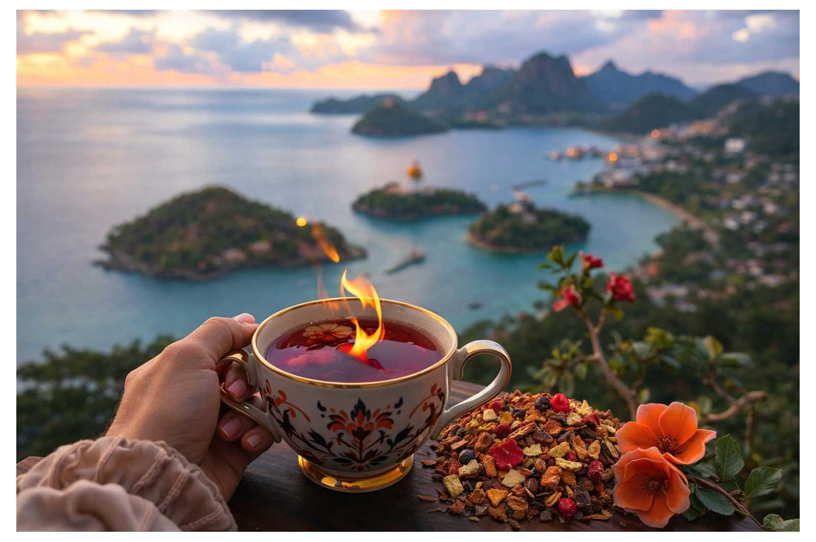 Infusion Les Iles Grenadines - une boisson équilibrée, douce et fruitée