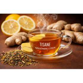 Tisane gingembre citron - une boisson parfumée et énergisante