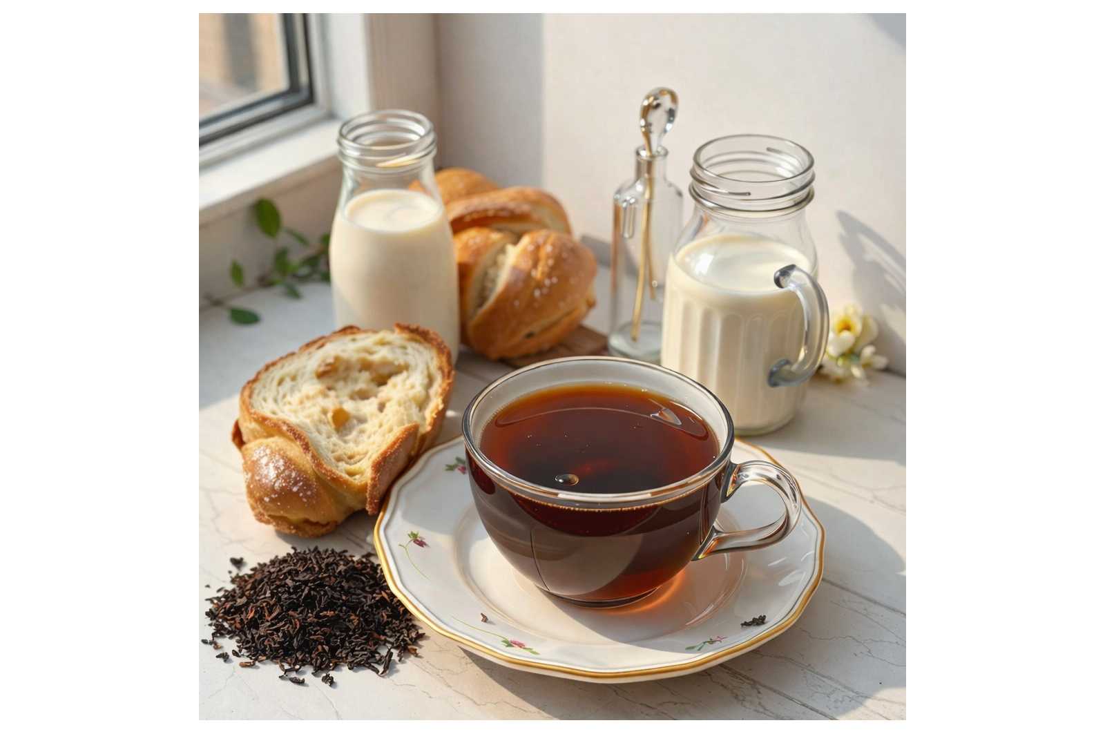 Thé noir English Breakfast Broken - un thé noir vigoureux et aromatique