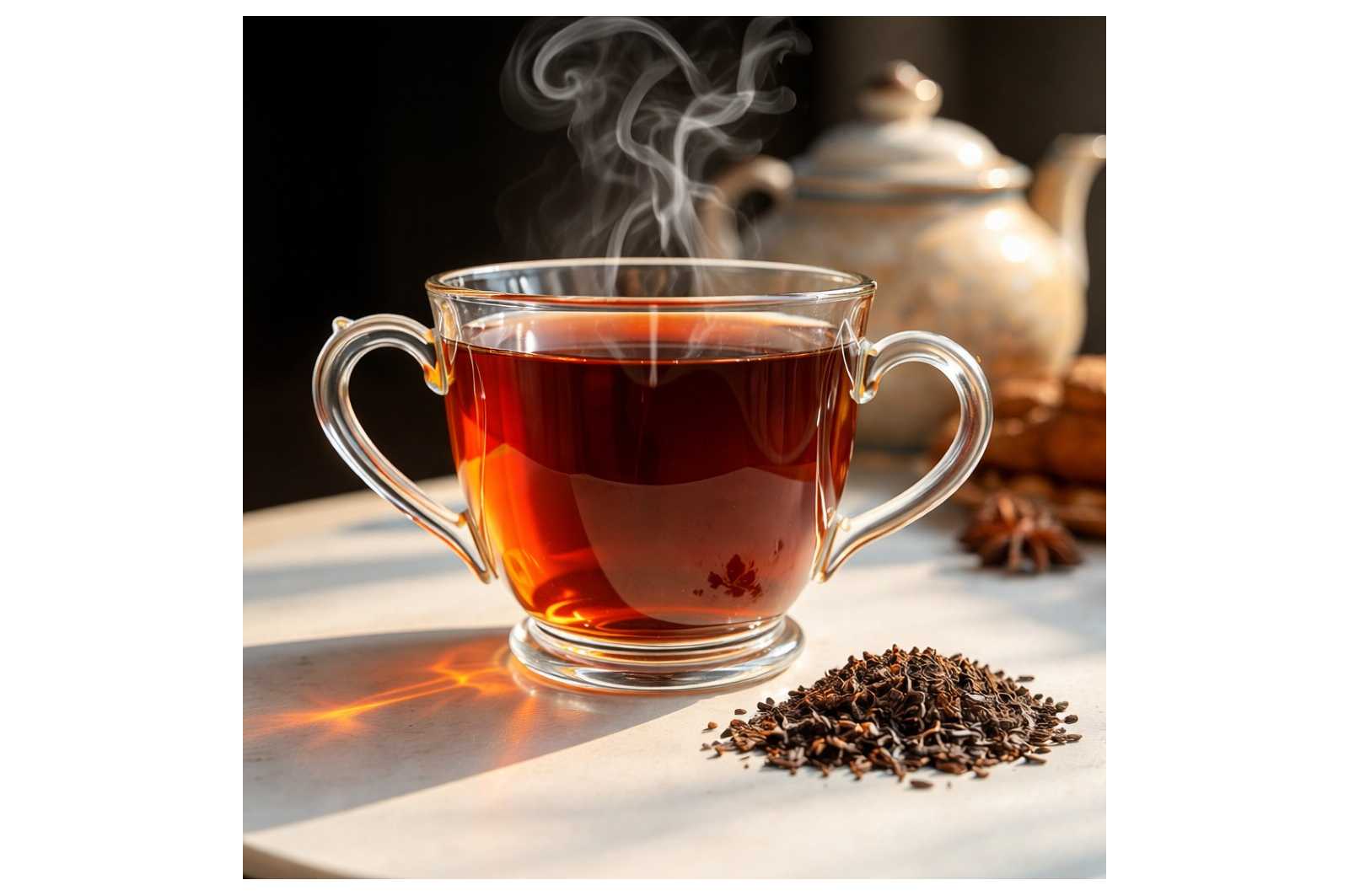 Thé noir Darjeeling FTGFOP 1 First Flush Blend BIO - un thé noir d’exception