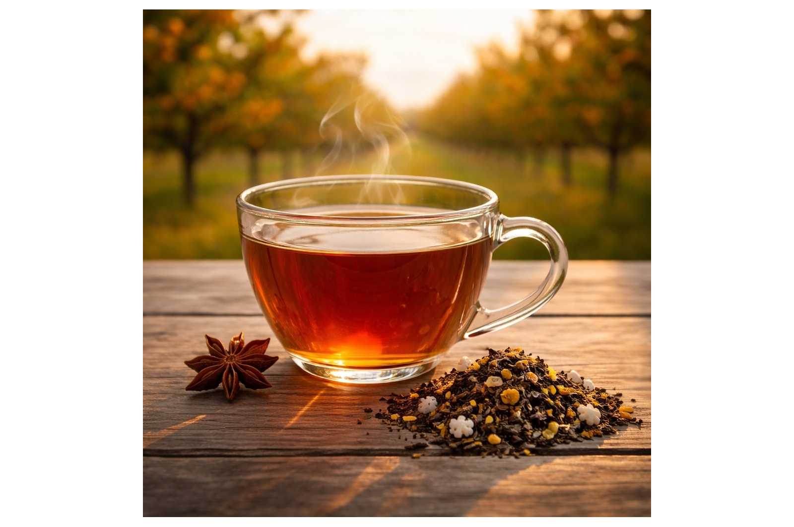 Thé noir Zizou le Caribou - Un mélange équilibré entre anis et abricot