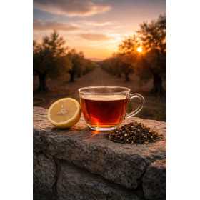 Thé noir citron de Provence - une tasse vivifiante et délicate
