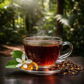 Thé noir bergamote mandarine BIO - une infusion élégante et savoureuse