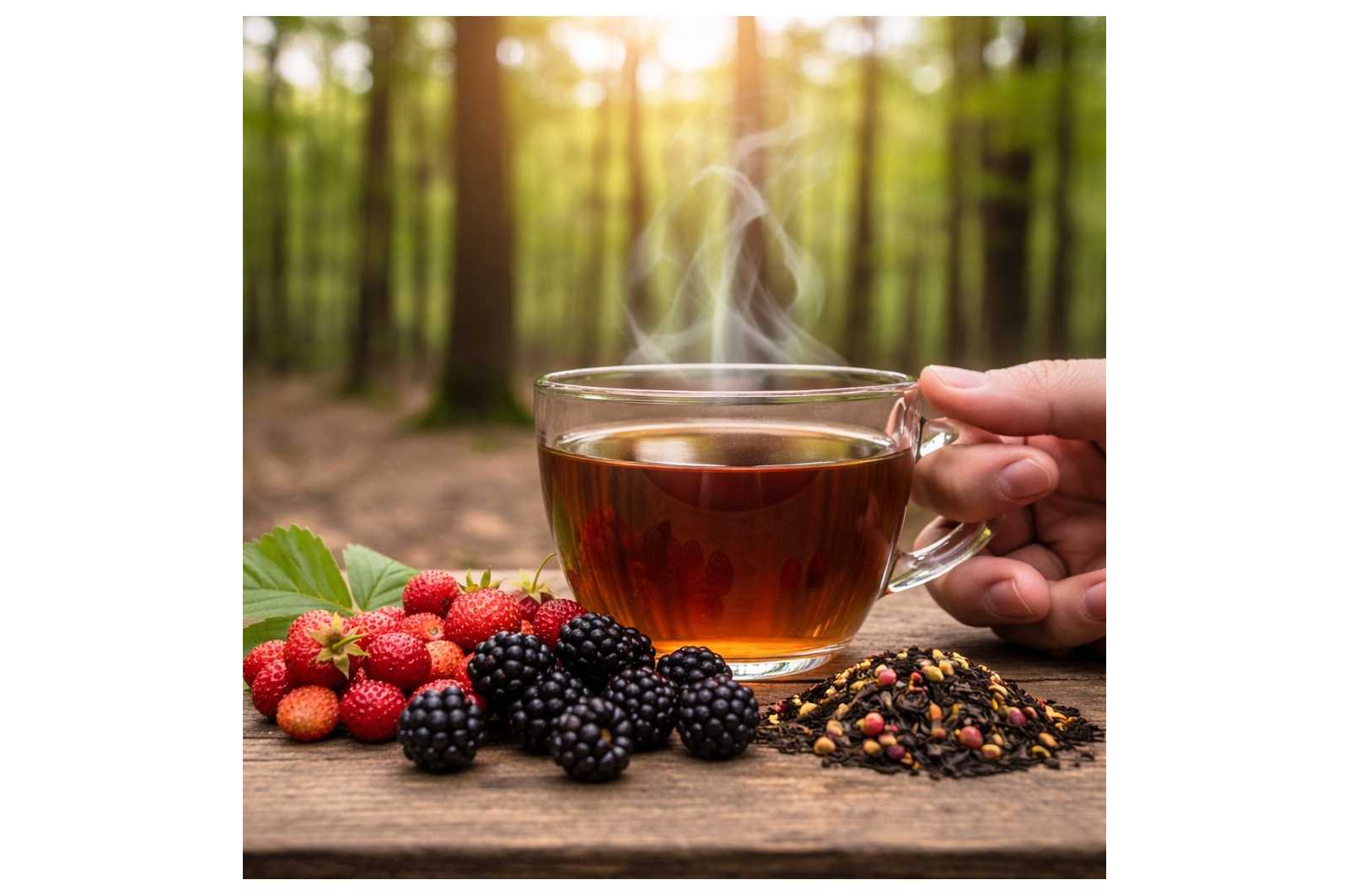 Thé noir Promenons Nous dans les Bois - Thé noir fruits rouges