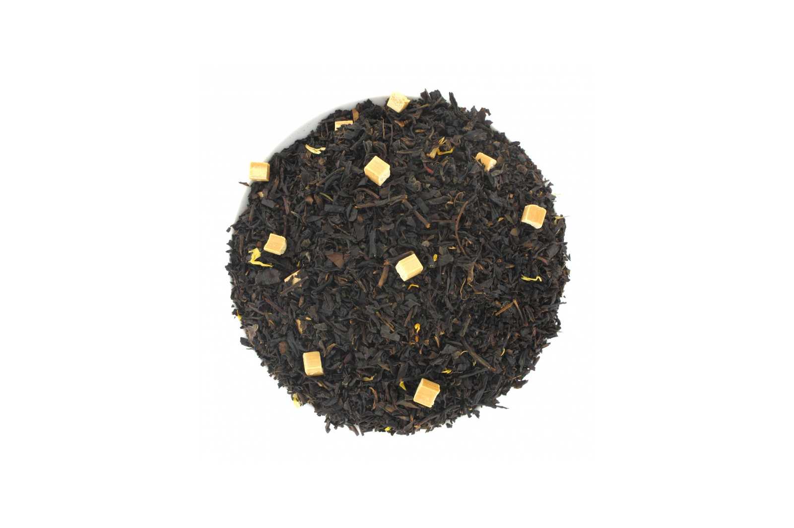 Thé noir caramel au beurre salé - une tasse gourmande et irrésistible