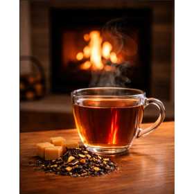 Thé noir caramel au beurre salé - une tasse gourmande et irrésistible