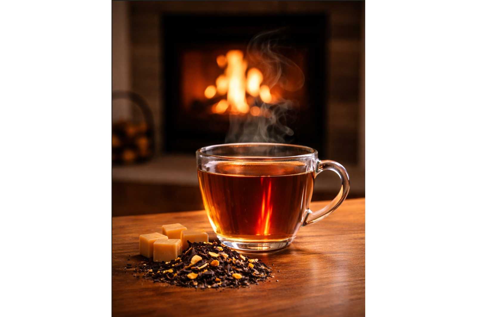 Thé noir caramel au beurre salé - une tasse gourmande et irrésistible