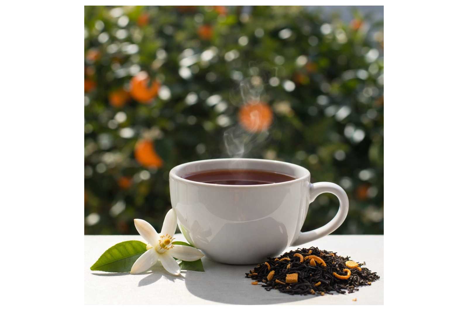 Thé noir Fleurs d'oranger - infusion légère et raffinée