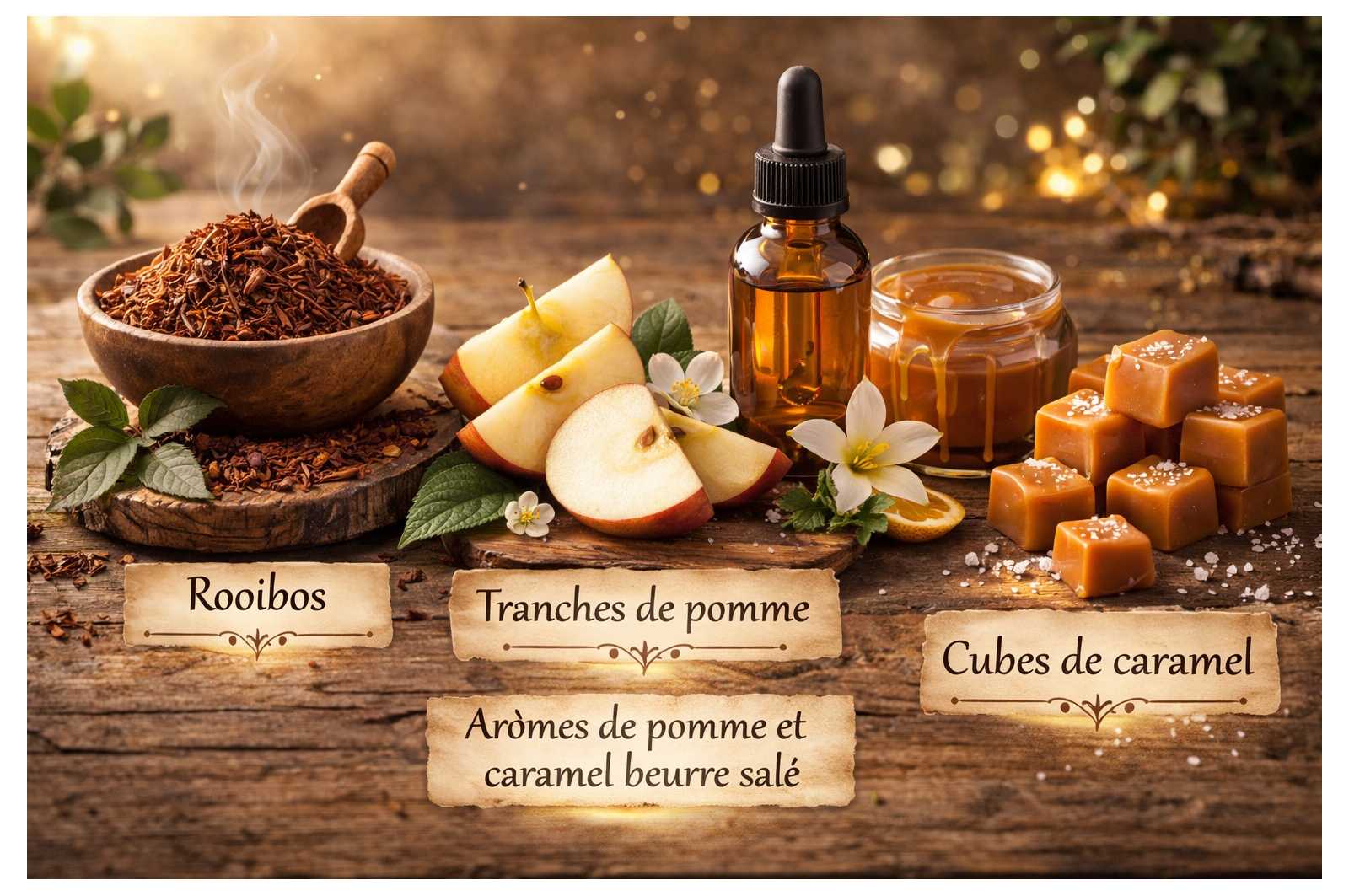 Rooibos L'hermine gourmande - Un voyage gourmand dans votre tasse