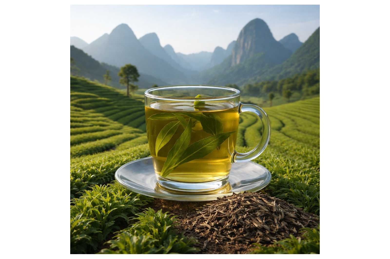 Thé vert Yunnan Green BIO - un thé vert raffiné aux arômes subtils