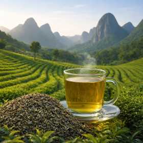 Thé Vert de Chine Chun Mee - un thé élégant aux arômes subtils