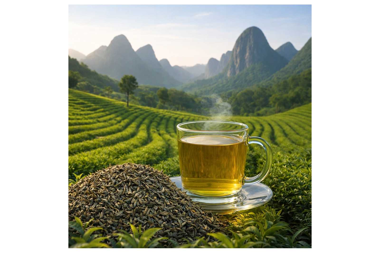 Thé Vert de Chine Chun Mee - un thé élégant aux arômes subtils