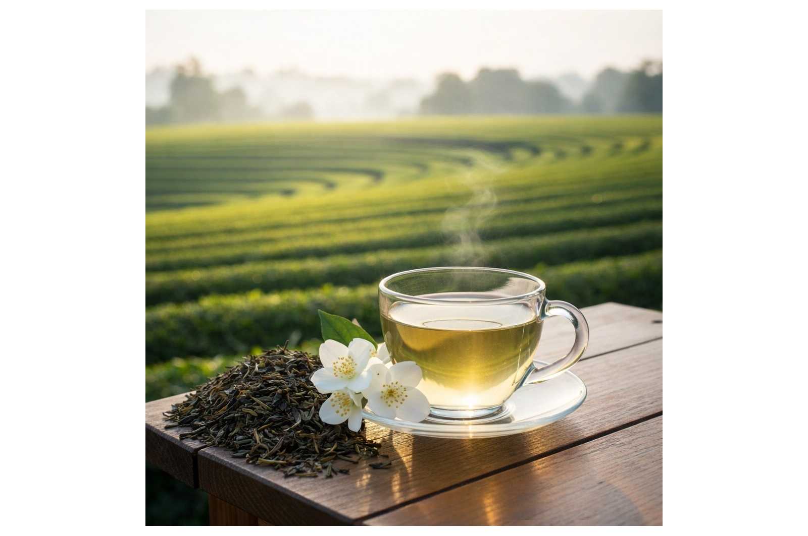 Thé Vert BIO au Jasmin - délicat et parfumé