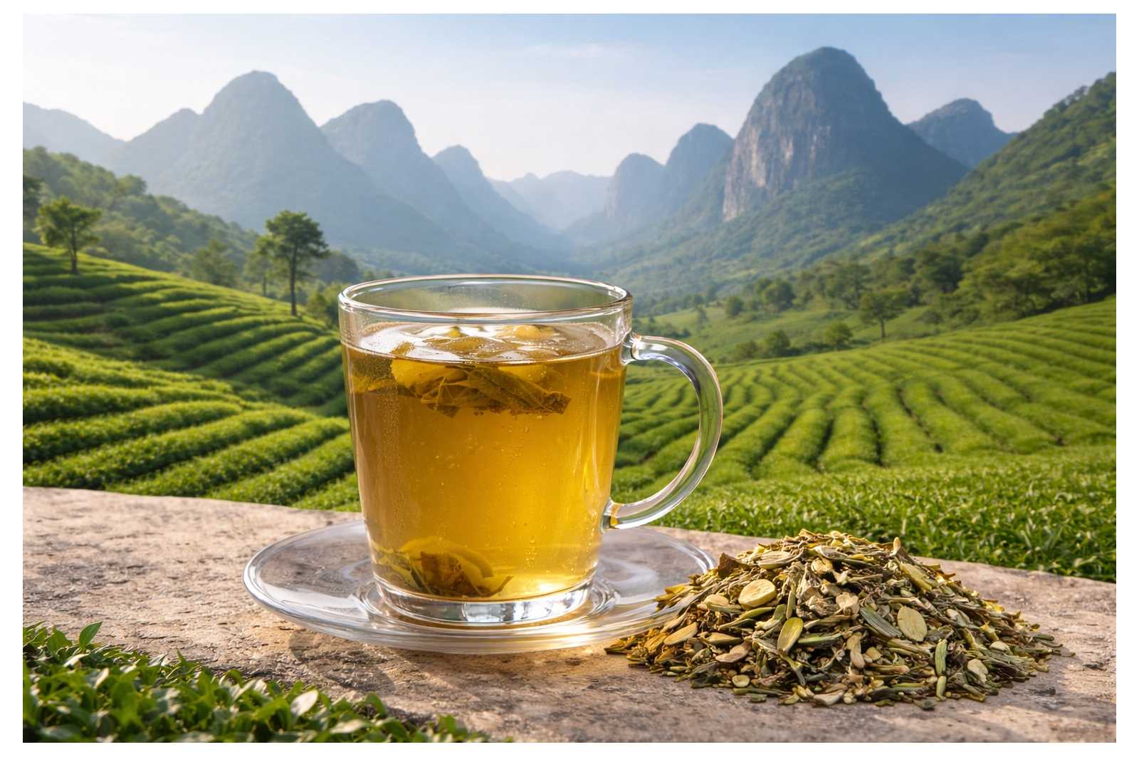 Thé vert Gingembre Citron BIO pour une tasse tonique et énergisante