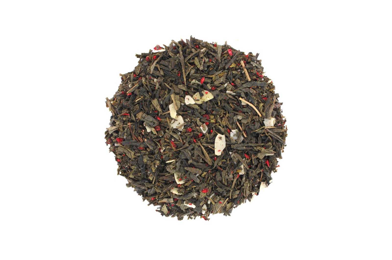 Thé vert Macaron Framboise pour une tasse pleine de charme