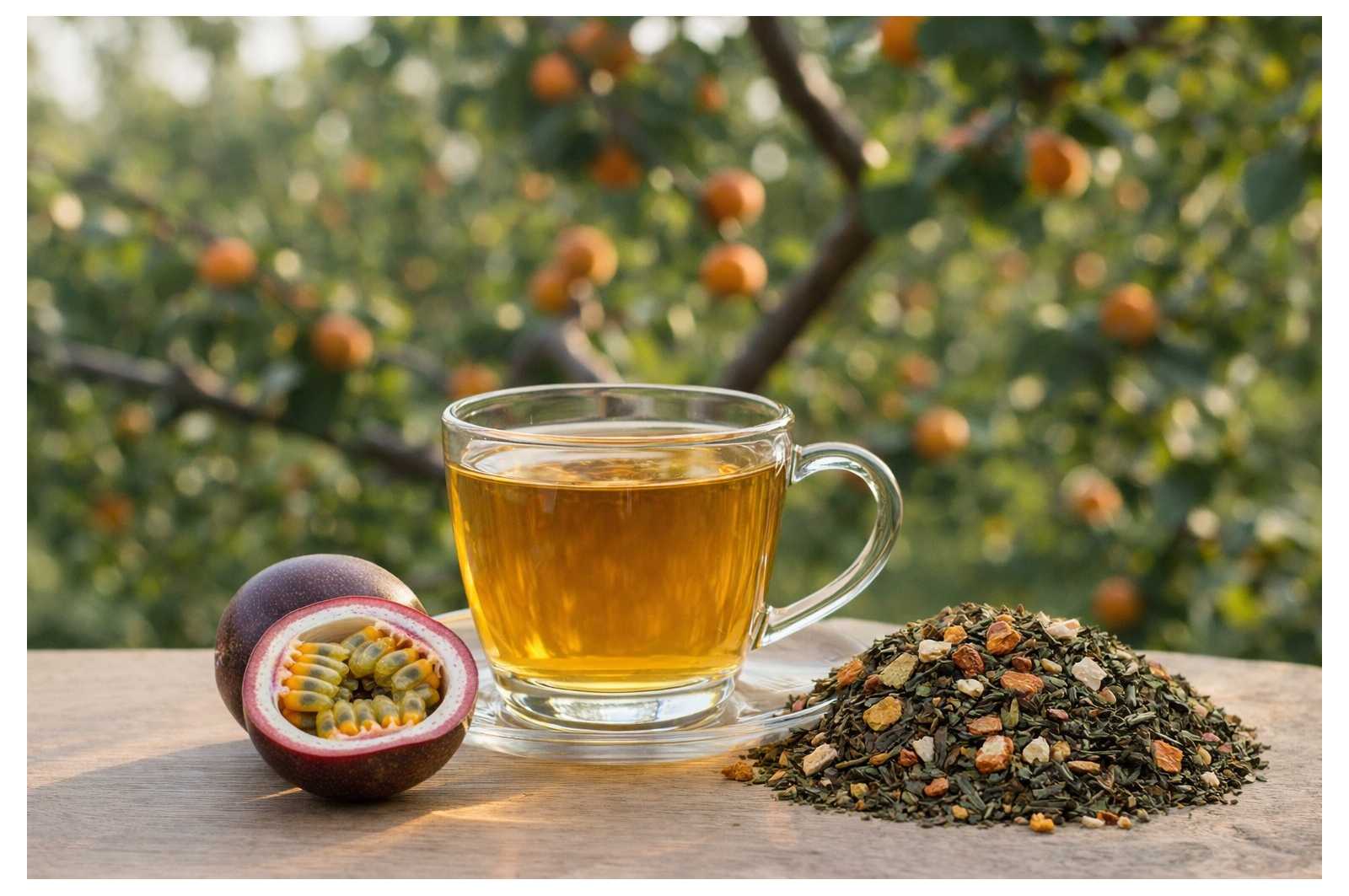 Thé vert Tartelette Abricot Passion - un mélange exotique et équilibré