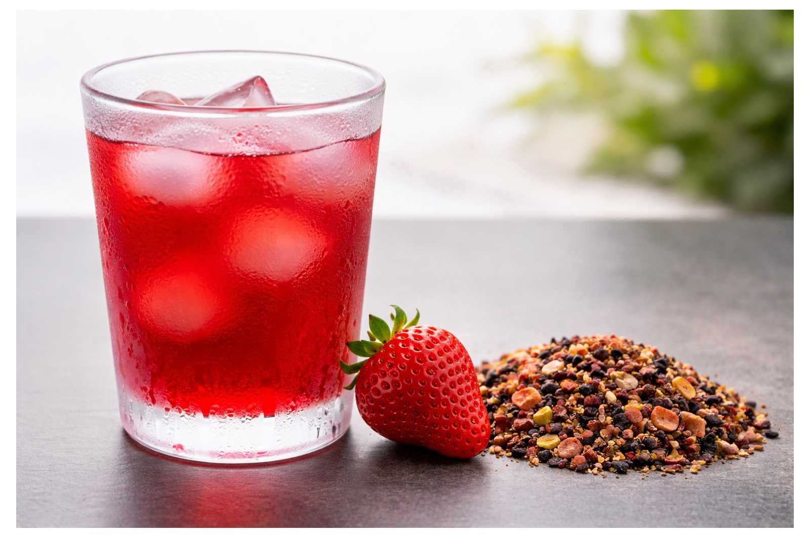 Infusion glacée fraise - Saveur fraise sureau légère et aromatique
