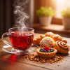 Rooibos Praluline pour une tasse réconfortante et délicieusement gourmande