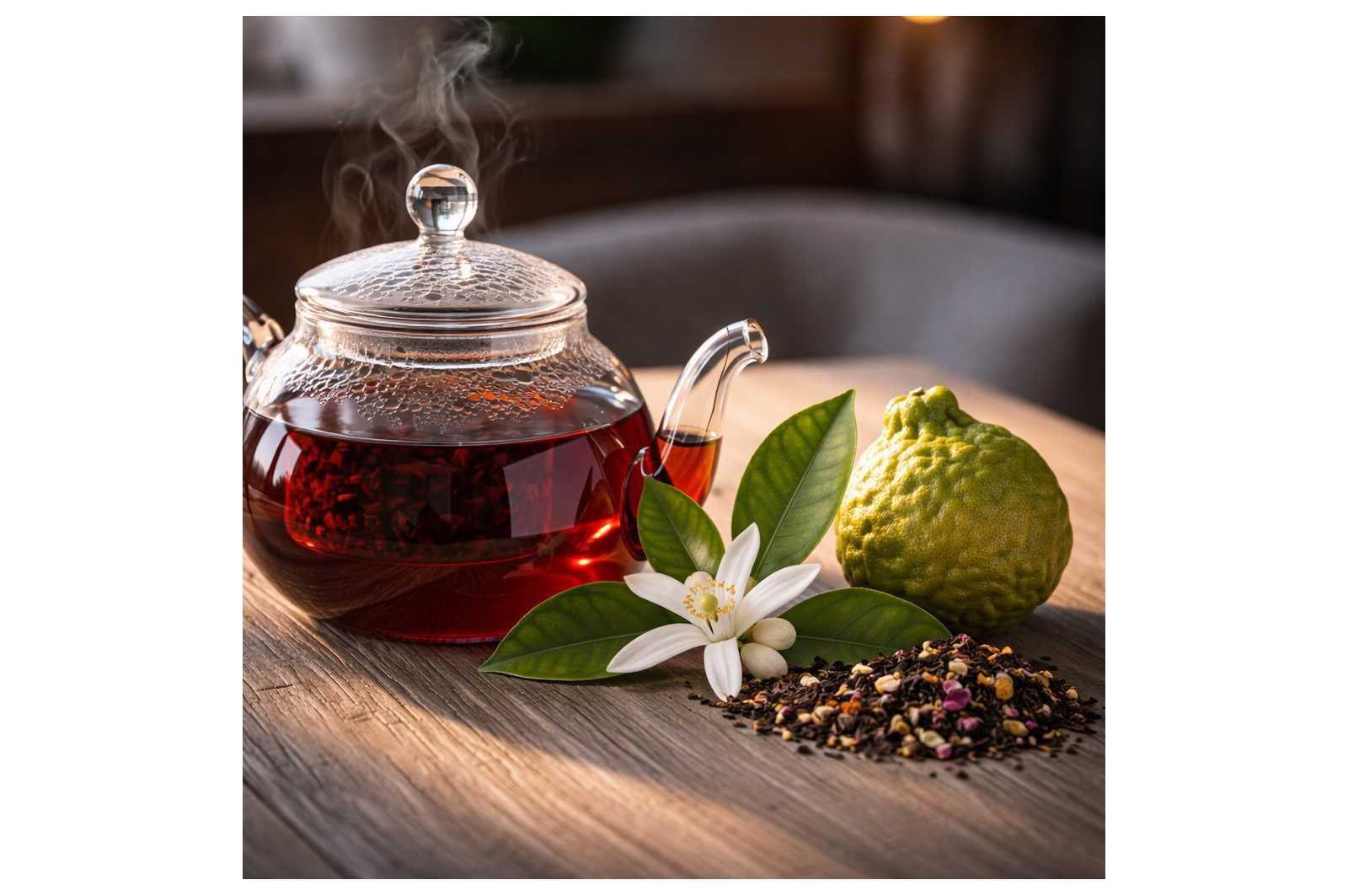 Thé noir TAJ MAHAL aux agrumes et fleurs d'oranger