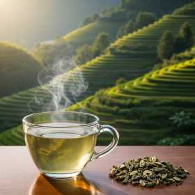 Thé rare Green Jade Silver Snail 1st Grade BIO - Thé vert de la région du Yunnan