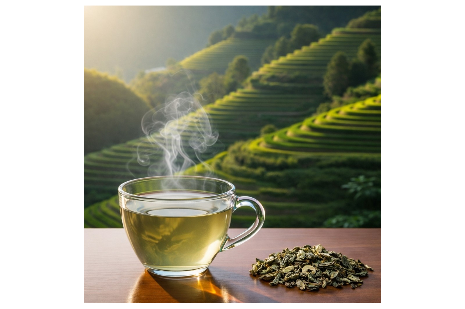 Thé rare Green Jade Silver Snail 1st Grade BIO - Thé vert de la région du Yunnan