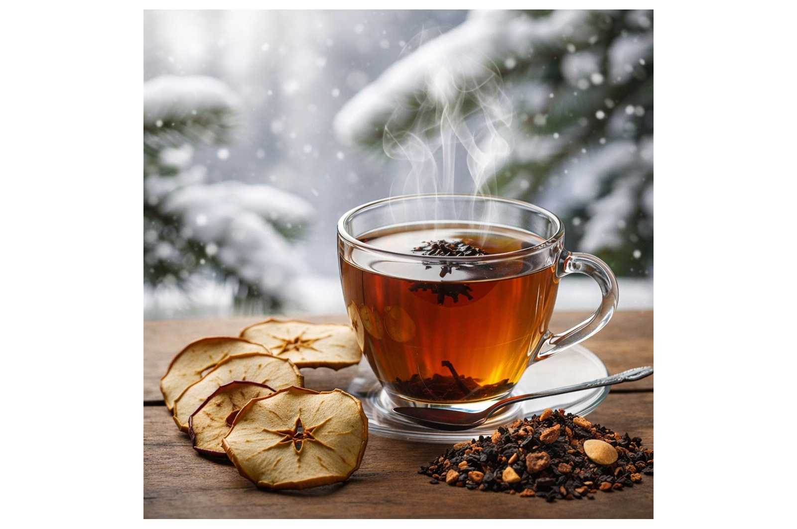 Thé noir Pomme Grillée - Saveur pommes grillées