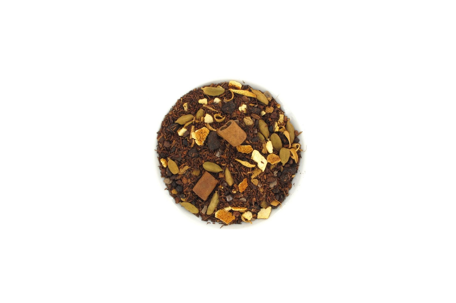 Rooibos Happy - Une tasse chaleureuse pour les fêtes à découvrir sur Voila-les-thes.com